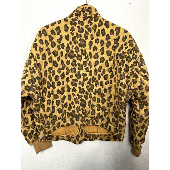 BlankNYC Quilted Animal Print Full Snap Jacket - S - Picture 4 of 5